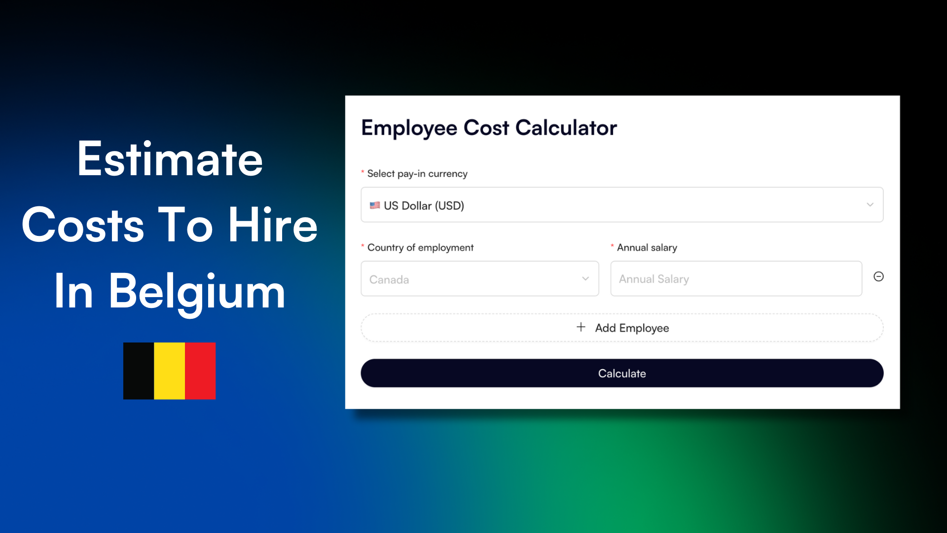 Cost Calculator Template_Belgium