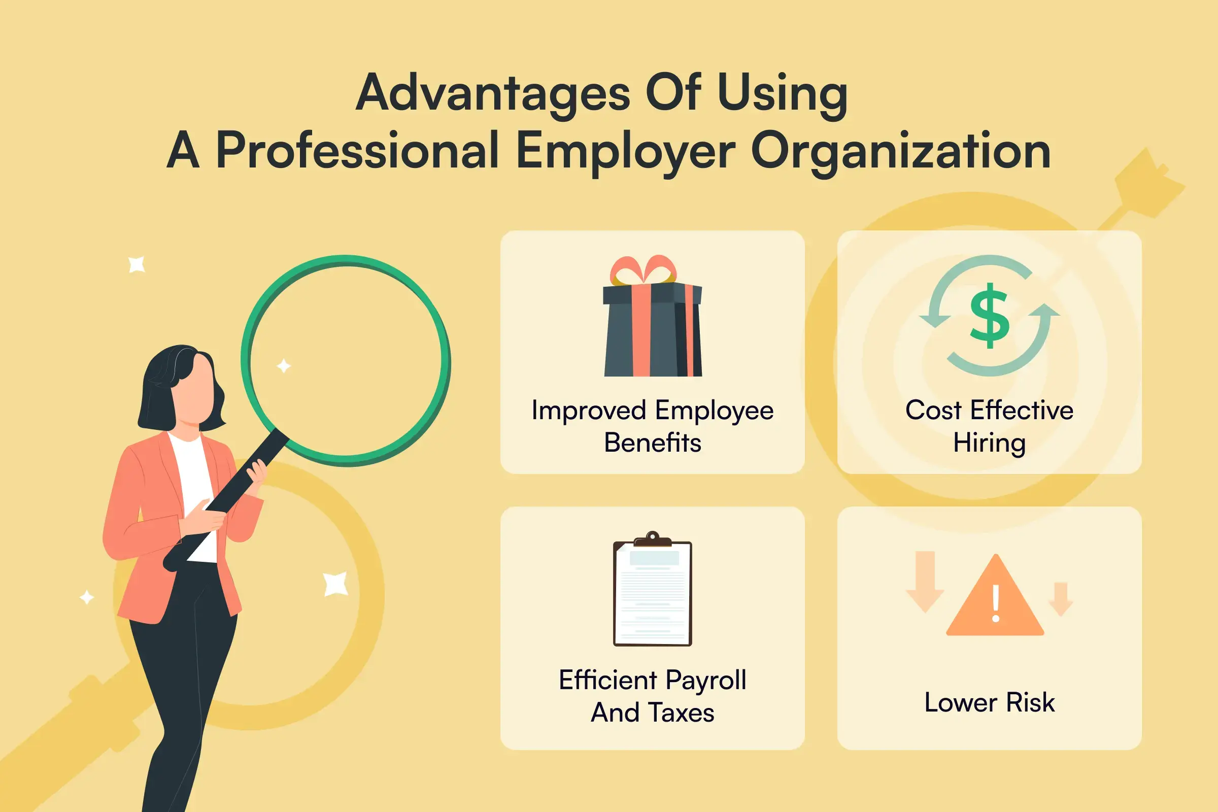 Advantages of using a professional employer organization