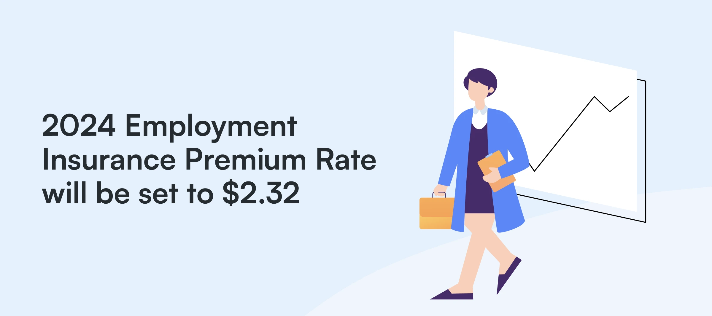 2024 Employment Insurance Premium Rate will be set to $2.32